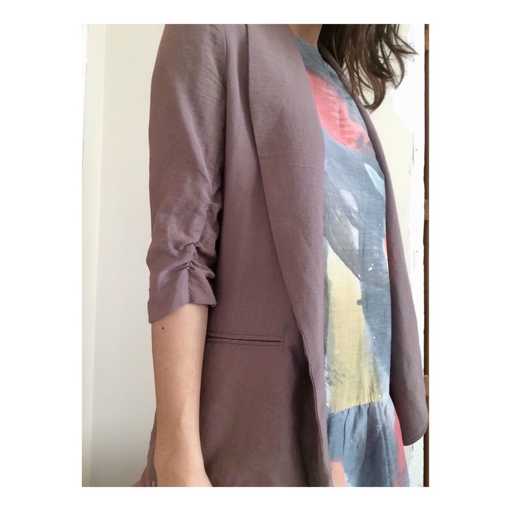 Silk watercolor tunic